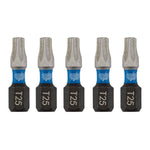 Draper Expert TX-STAR® Impact Screwdriver Bits T25 x 25mm 1/4