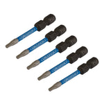 Draper Expert TX-STAR® Impact Screwdriver Bits T10 x 50mm 1/4
