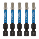 Draper Expert TX-STAR® Impact Screwdriver Bits T25 x 50mm 1/4