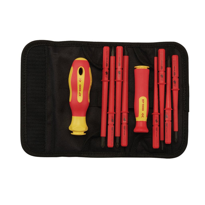Draper Tools XP1000® VDE Interchangeable Blade Screwdriver Set 10 Piece 05721