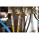 Brady PermaSleeve Heat Shrink Wire and Cable Labels for M6 & M7 Printers 44.45mm(W) x 21.62mm(H) Black M6500175342