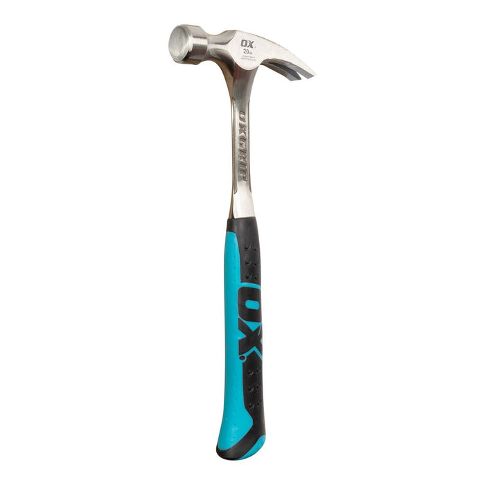 OX Tools Pro One Piece Claw Hammer - 20oz / 560g