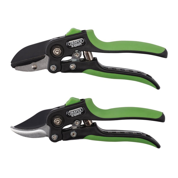 Draper Expert Anvil and Bypass Secateurs Set 200mm 2 Piece 08986