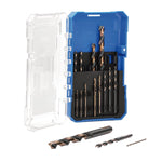 Draper HSS Turbo Titanium Drill Bit Set (15 Piece)