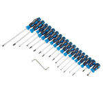 Draper Tools Soft Grip Screwdriver Set, 19 Pce