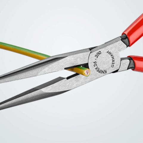 Knipex 26 11 200 Snipe Nose Side Cutting Pliers (Stork Beak Pliers)
