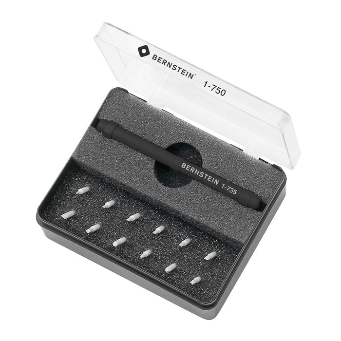 Bernstein Ceramic Adjusting Screwdriver Set Zirconium Oxide 13 Piece 1-750