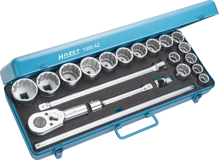 Hazet 21 Pce 3/4in Imperial Socket Set 1000AZ