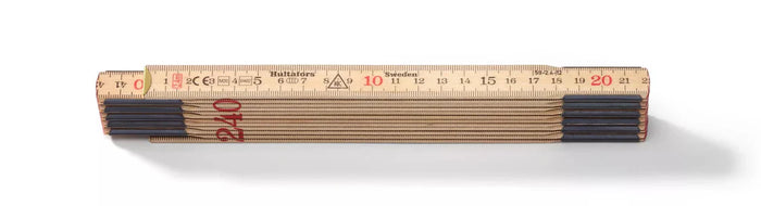 Hultafors 100304 Wooden Folding Rule 2.4m