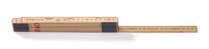 Hultafors 100304 Wooden Folding Rule 2.4m