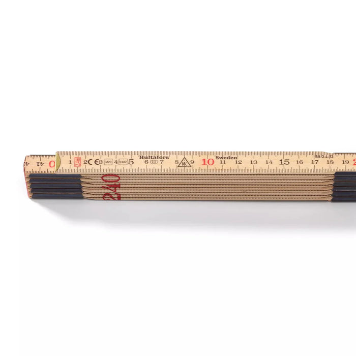 Hultafors 100304 Wooden Folding Rule 2.4m