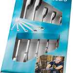 Hazet 606/5 Ratcheting Combination Spanner Set 5 Piece (Metric)