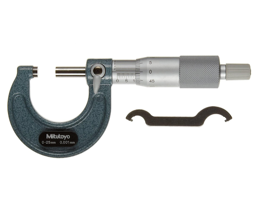 Mitutoyo Series 103 Outside Micrometer 0-25mm 5-10Nm 0.001mm Graduation 103-129