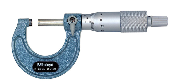 Mitutoyo 103-137 Outside Micrometer With Ratchet Stop 0-25mm