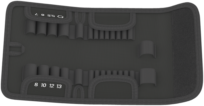 Wera 9415 Folding Pouch for Kraftform Kompakt Zyklop Speed 1/4in Empty 136464