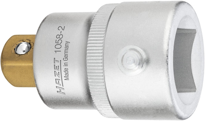 Hazet 3/4in Square Drive Reducer 1058-2 Output Square solid 12.5mm (1/2in)