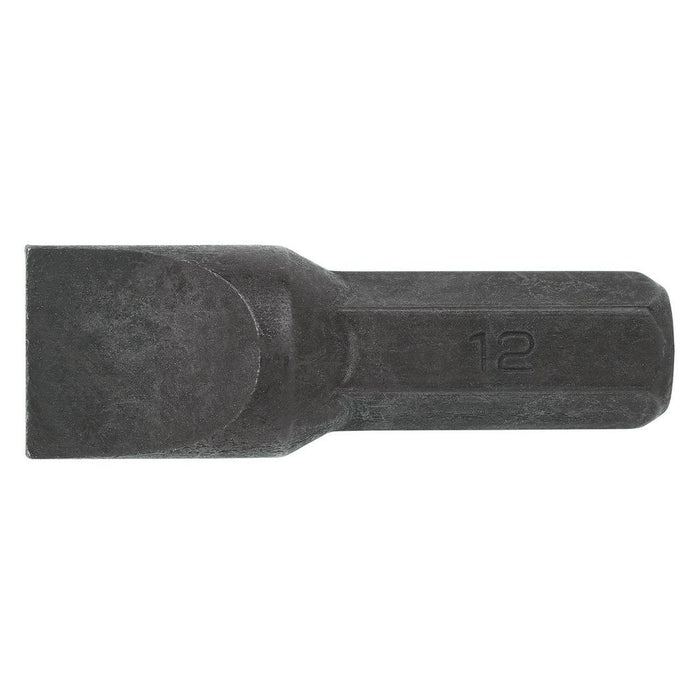 Draper Tools 12mm Plain Slot Impact Screwdriver Bit 10818
