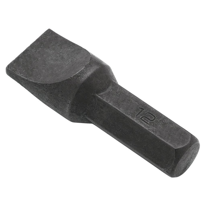 Draper Tools 12mm Plain Slot Impact Screwdriver Bit 10818