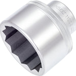 Hazet 1in Drive 12 Point Socket 75mm 1100Z-75 