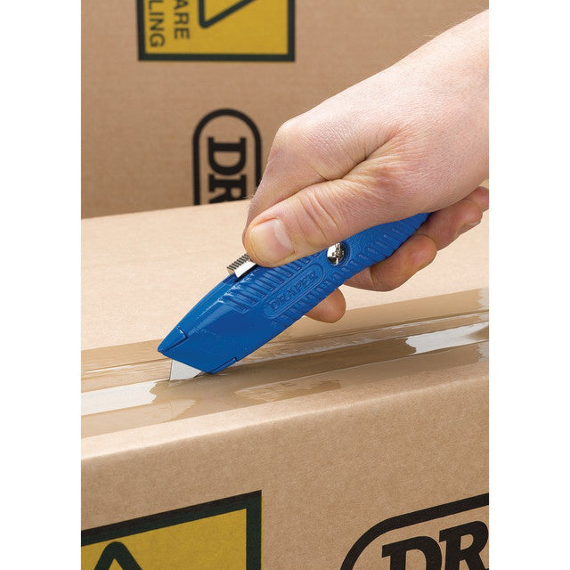 Draper Tools Retractable Blade Trimming Knife with Five Spare Blades