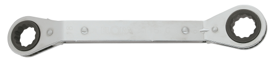 Elora Ratchet Ring Spanner bent 115G-6x7mm