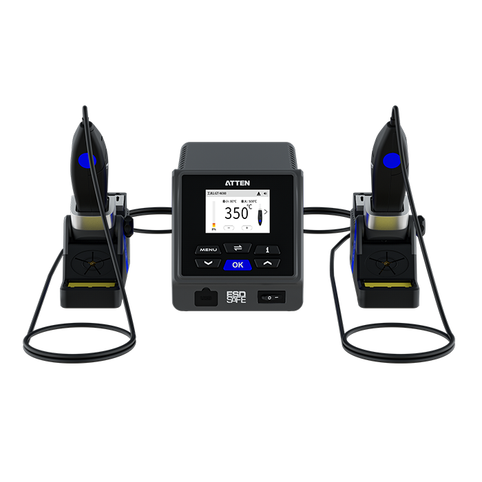 Atten GT-6120C Precision Soldering Station with 2 x GT-N080 Tweezers