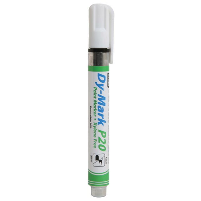 Dy-Mark P20 Paint Marker White 12pk