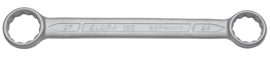 Elora Double-Ended Ring Spanner straight DIN 837 120-6x7mm