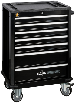 Elora Roller Tool Cabinet Buddy Black empty 1210-L7