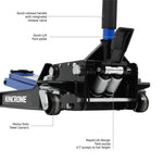 Kincrome Hydraulic Garage Jack - Super Low Profile 1,100kg