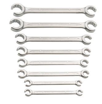 Elora 121S 8M Open Ring Spanner 8 Pce Set