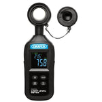 Draper Handheld Digital Light Level Meter, 0-200KLux and -20 to +70°C