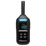 Draper Handheld Digital Hygrometer - Humidity and Temperature Meter, 0-100% RH and -20 to +70°C