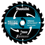 Makita 185mm 24T TCT Circular Saw Blade for Wood Cutting Efficut