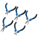 Draper Tools Soft Grip Mini Pliers Set 5 Piece 12544