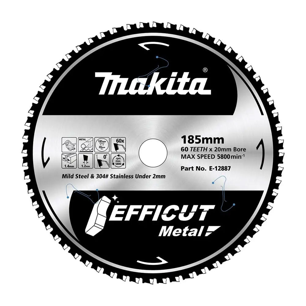 Makita Efficut Metal TCT S/Blade 185mm X 20mm X 60T For Sale Online ...