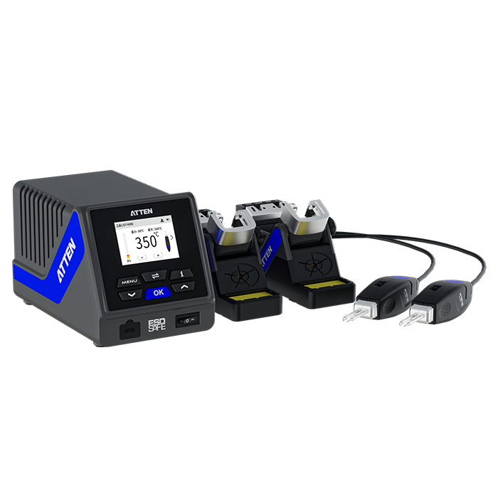 Atten GT-6120C Precision Soldering Station with 2 x GT-N080 Tweezers
