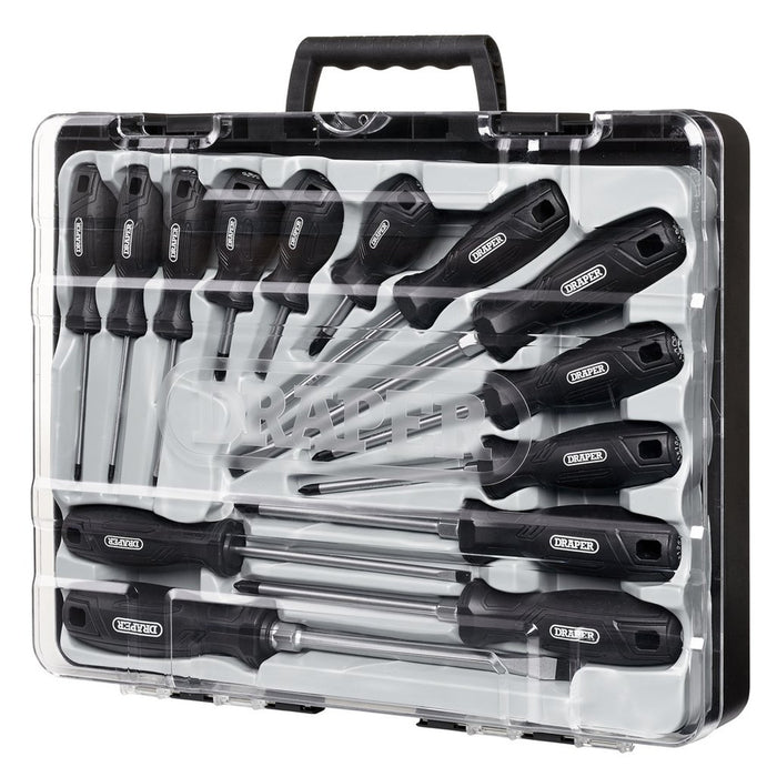 Draper Hard Grip Screwdriver Set 14 Piece