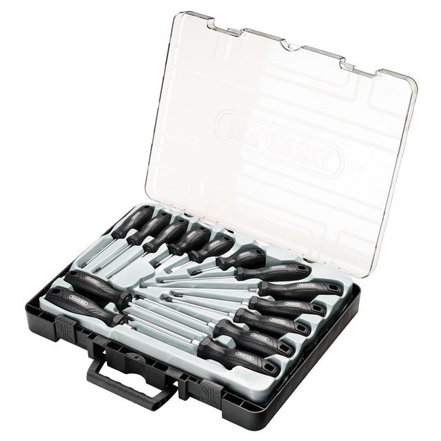 Draper Hard Grip Screwdriver Set 14 Piece