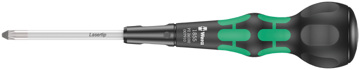 Wera 1855 PZ Kraftform Ball-Grip Phillips Screwdriver PZ2 x 100mm