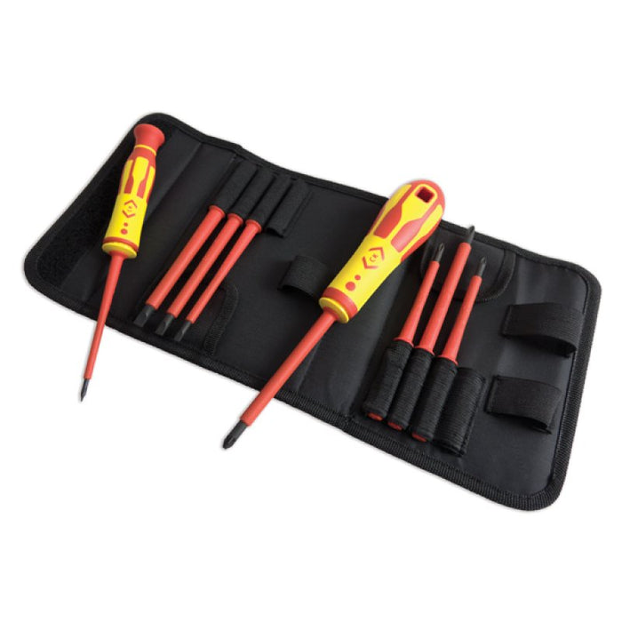 C.K 1000V VDE Interchangeable Bladed Screwdriver Set 10 Piece T4915