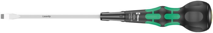 Wera 1834 Kraftform Ball-Grip Slotted Screwdriver 1.0 x 6.0 x 150mm