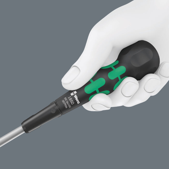 Wera 1850 PH Kraftform Ball-Grip Phillips Screwdriver PH2 x 100mm