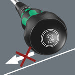 Wera 1855 PZ Kraftform Ball-Grip Phillips Screwdriver PZ2 x 100mm