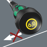 Wera 1834 Kraftform Ball-Grip Slotted Screwdriver 1.0 x 6.0 x 100mm