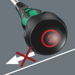 Wera 1850 PH Kraftform Ball-Grip Phillips Screwdriver PH2 x 100mm