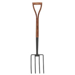 Draper Tools Carbon Steel Garden Fork with Ash Handle