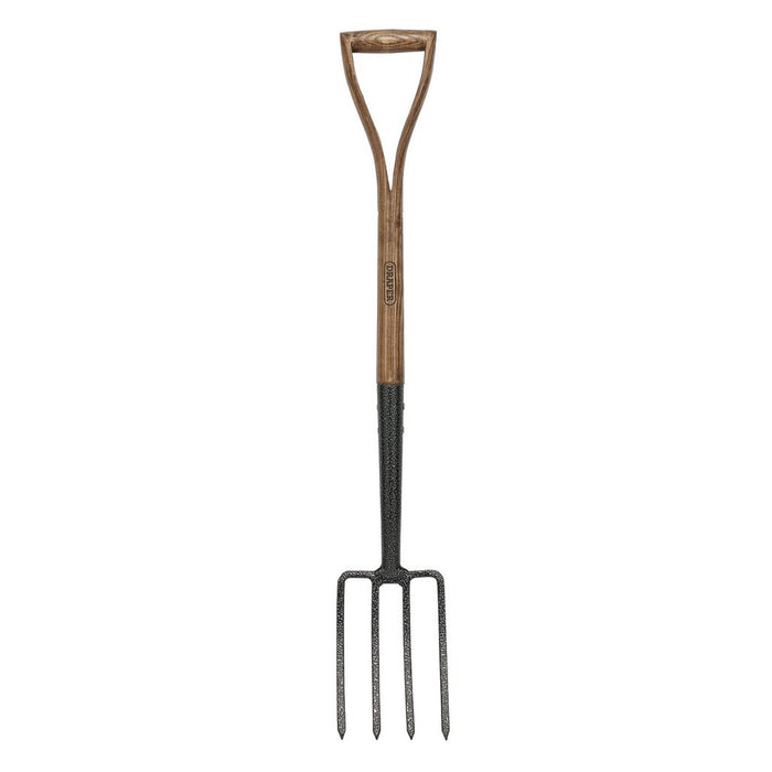 Draper Tools Carbon Steel Border Fork with Ash Handle