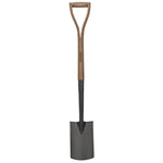 Draper Tools Carbon Steel Border Spade with Ash Handle