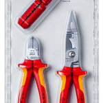 Knipex 00 31 30 BK V01 Electrical Installations Set, 3 Pce